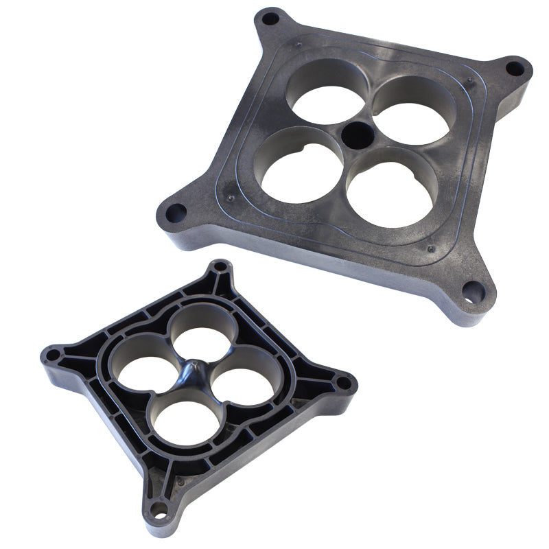 Air Flow Research AFR4460 Carburettor Spacer - Phenolic Plastic Tapered 4-Hole Lighweight ClOver Leaf suit 4150 Series