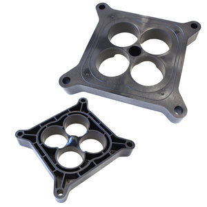 Air Flow Research AFR4460 Carburettor Spacer - Phenolic Plastic Tapered 4-Hole Lighweight ClOver Leaf suit 4150 Series