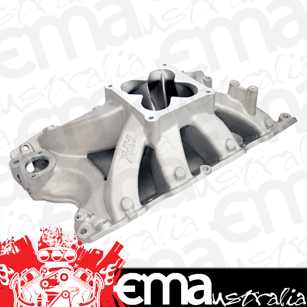 Air Flow Research AFR4993 Bullitt Single Plane Aluminium Intake Manifold suit BB Ford 429-460 w/ 4500 Carburettor