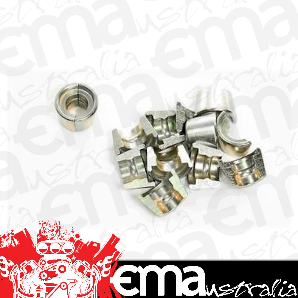 Air Flow Research AFR9009 Hardened 10¡ Machined Steel Valve Locks Single GroOve 8mm Stem