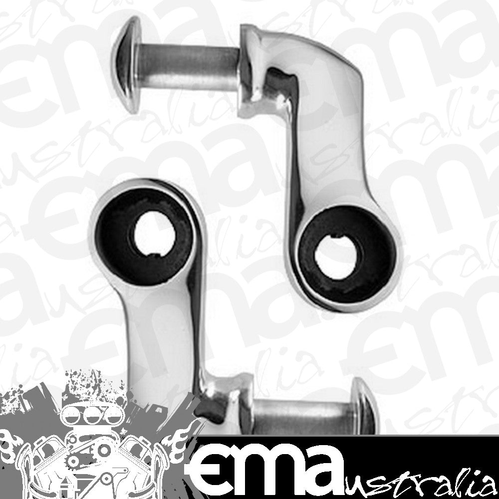 American Hot Rod Parts AHRP60643 Polished S/S Lower Front Bolt-On Shock Mounts