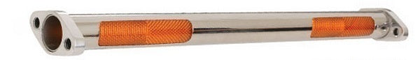 American Hot Rod Parts AHRP61209 Polished S/S Front Spreader Bar 23.18" Wide w/ Amber Turn Signal suit 1932 Ford