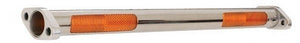 American Hot Rod Parts AHRP61209 Polished S/S Front Spreader Bar 23.18" Wide w/ Amber Turn Signal suit 1932 Ford