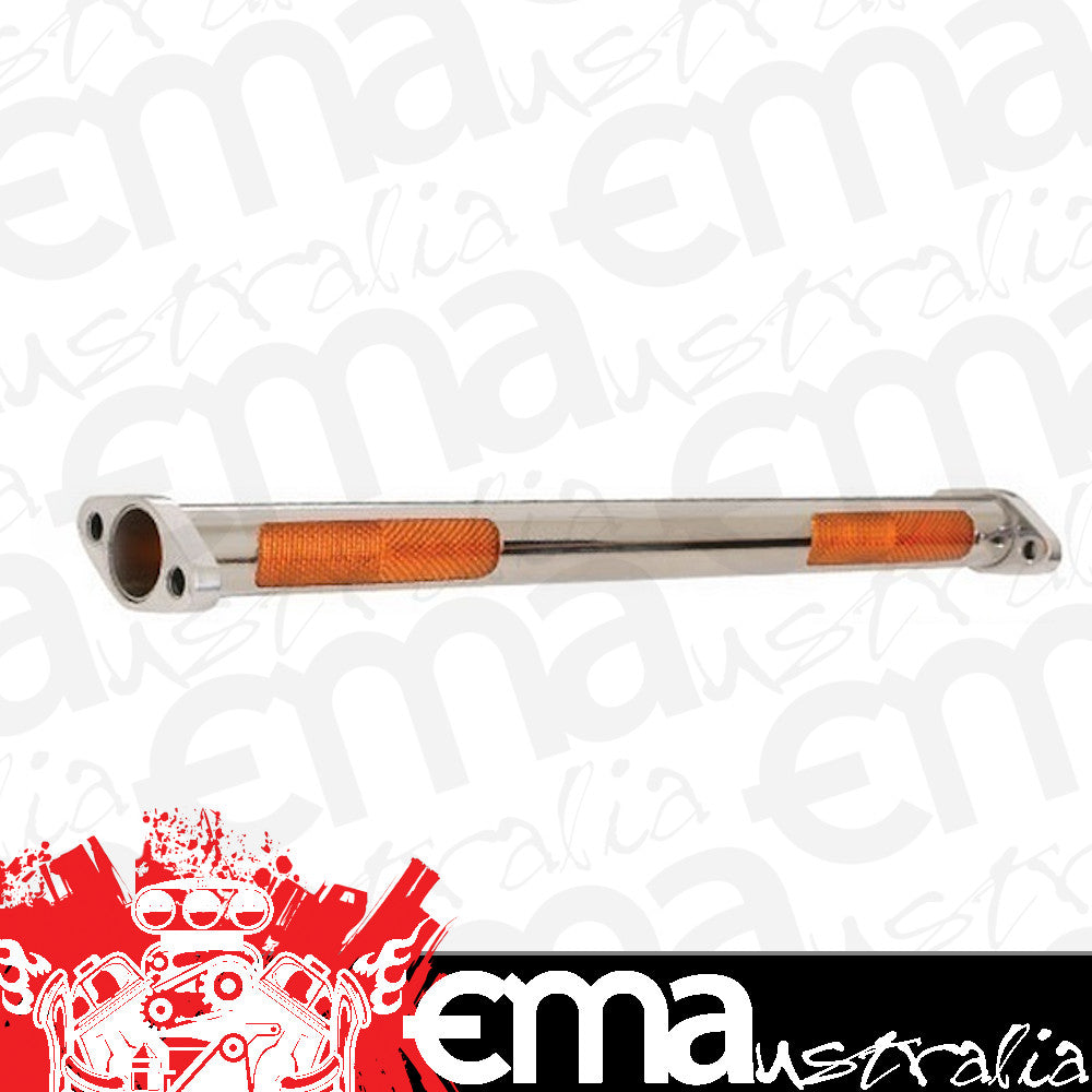 American Hot Rod Parts AHRP61209 Polished S/S Front Spreader Bar 23.18" Wide w/ Amber Turn Signal suit 1932 Ford