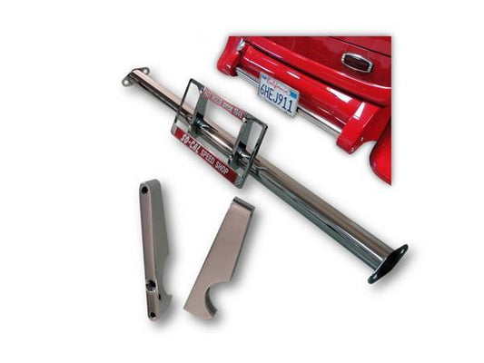 American Hot Rod Parts AHRP62730 Rear License Plate Bracket Polished suit Rear Spreader Bar
