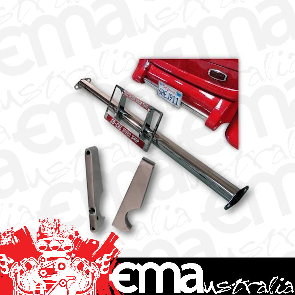 American Hot Rod Parts AHRP62730 Rear License Plate Bracket Polished suit Rear Spreader Bar