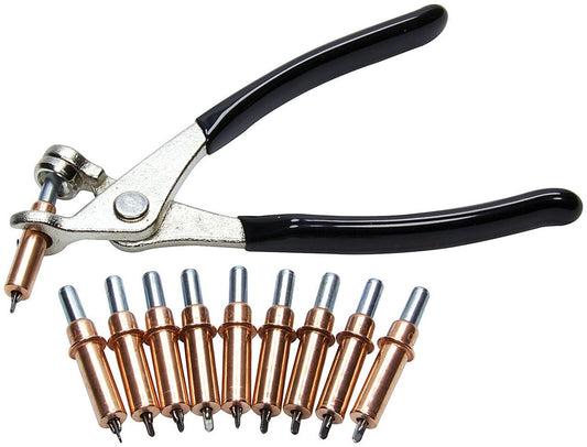 Allstar Performance ALL18221 Cleco Plier and Pin Kit with 1/8in Pins