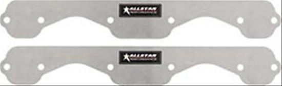 Allstar Performance ALL34212 Exhaust Block Off Plates SBC Std 1pc Aluminum