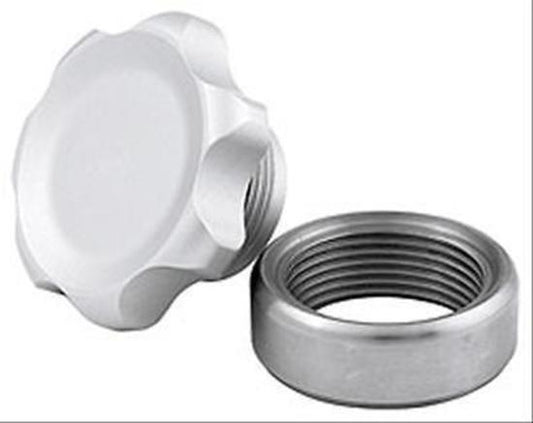 Allstar Performance ALL36161 Filler Cap Silver with Weld-In Steel Bung Small