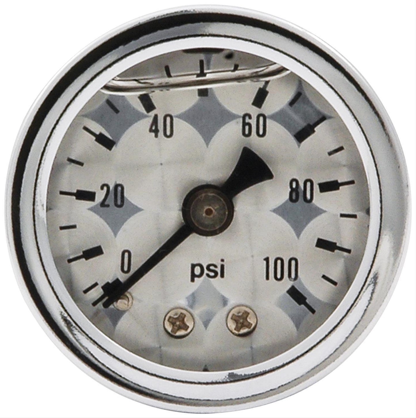 Allstar Performance ALL80226 1.5in Gauge 0-100 PSI Turned Face Liq Filled