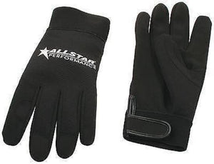 Allstar Performance ALL99941 Allstar Gloves Blk Lg Crew Gloves