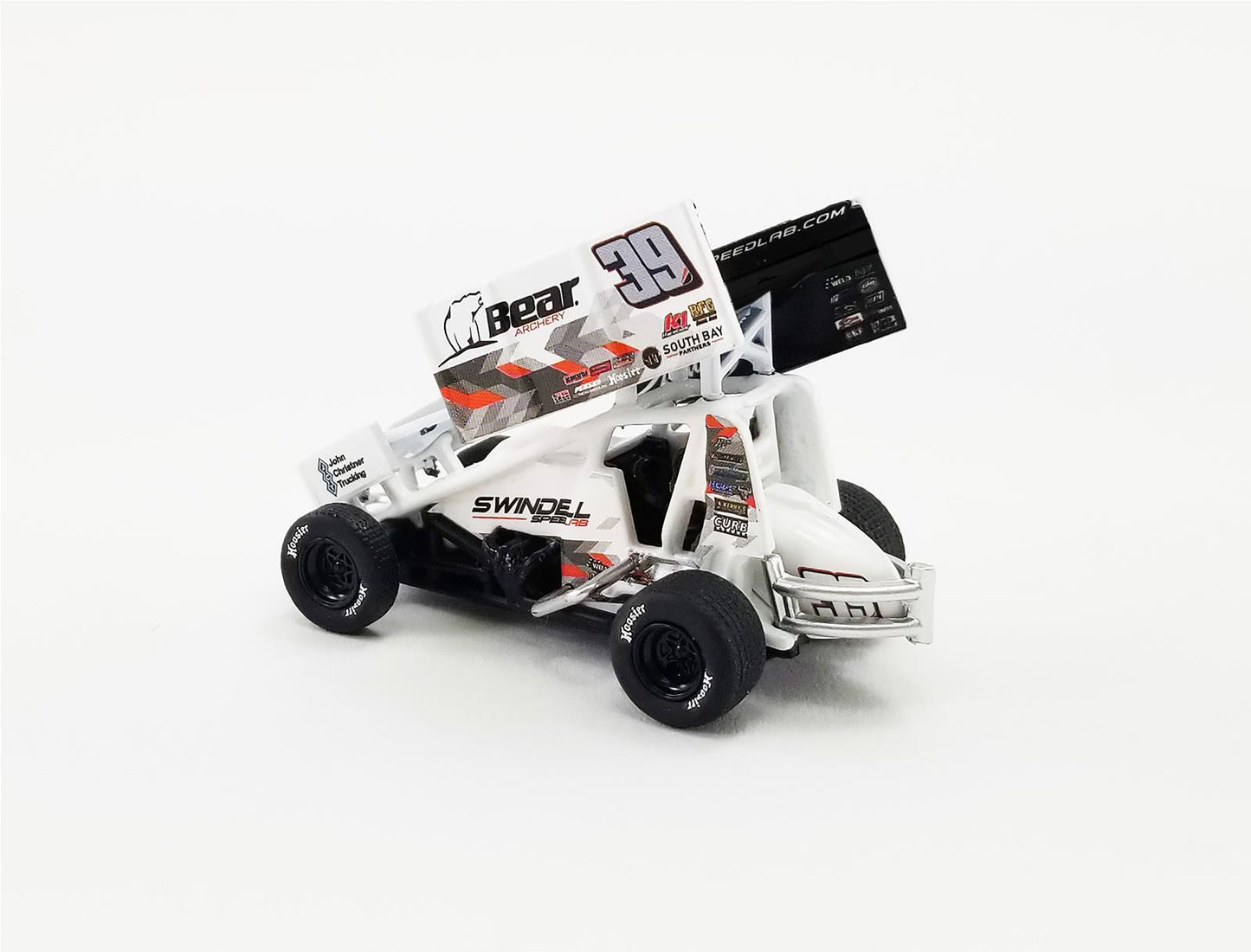 Acme Trading Company AMM-A6401007 1:64 Scale 2021 Kevin Swindell #39 Bear Archery/Swindell Speedlab Sprint Car Diecast Model