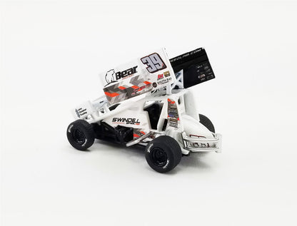 Acme Trading Company AMM-A6401007 1:64 Scale 2021 Kevin Swindell #39 Bear Archery/Swindell Speedlab Sprint Car Diecast Model