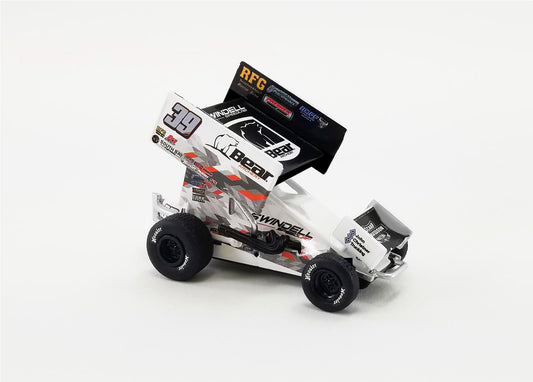 Acme Trading Company AMM-A6401007 1:64 Scale 2021 Kevin Swindell #39 Bear Archery/Swindell Speedlab Sprint Car Diecast Model