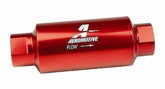 Aeromotive 100 Micron, ORB-10 Red Fuel Filter 12304