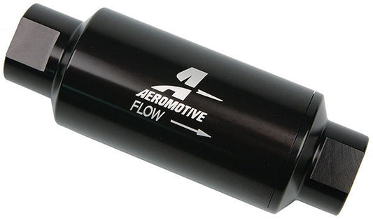 Aeromotive 10 Micron, ORB-10 Black Fuel Filter 12321