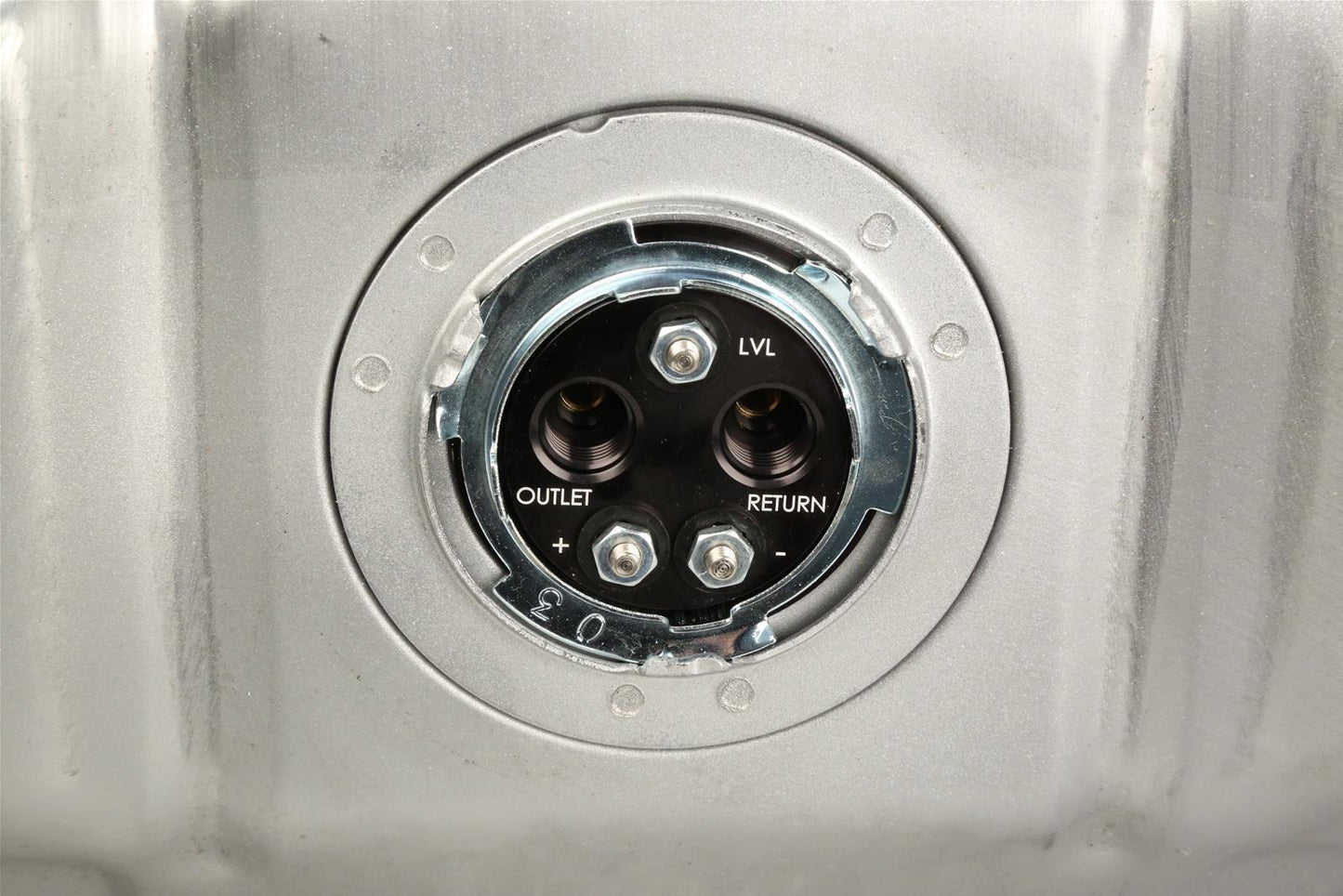 Aeromotive ARO18147 Ford Mustang Gen II Stealth Fuel Tank 200 lph Pump Steel Silver Painted 20 Gallons