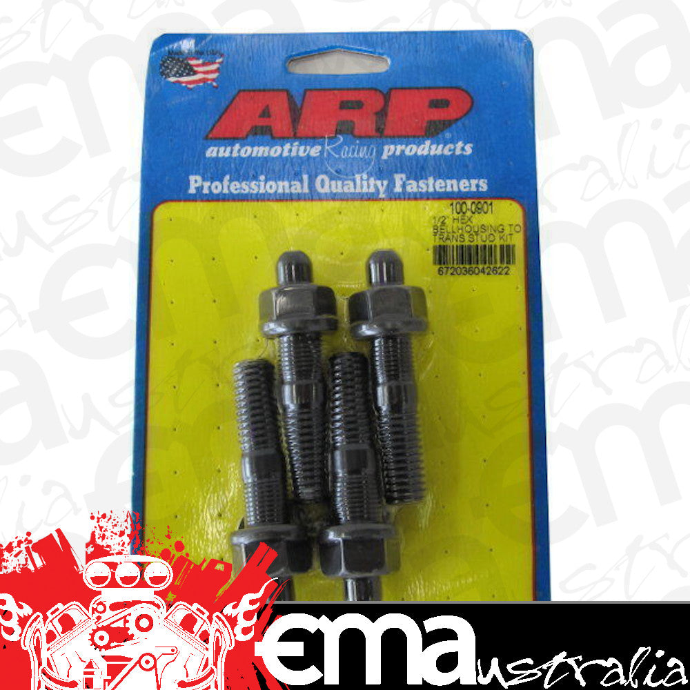 ARP 100-0901 1/2" Dia Hex Bellhousing to Trans Stud Kit