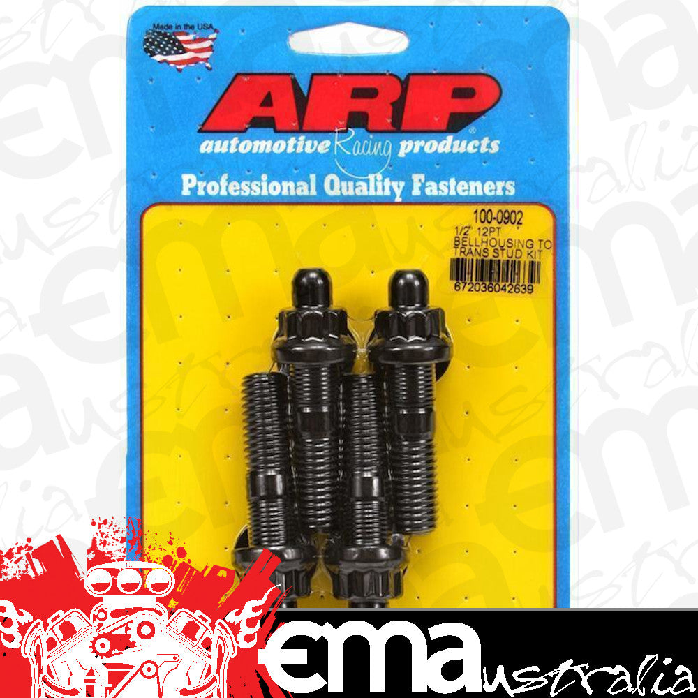 ARP 100-0902 1/2" Dia 12PT Bellhousing to Trans Stud Kit