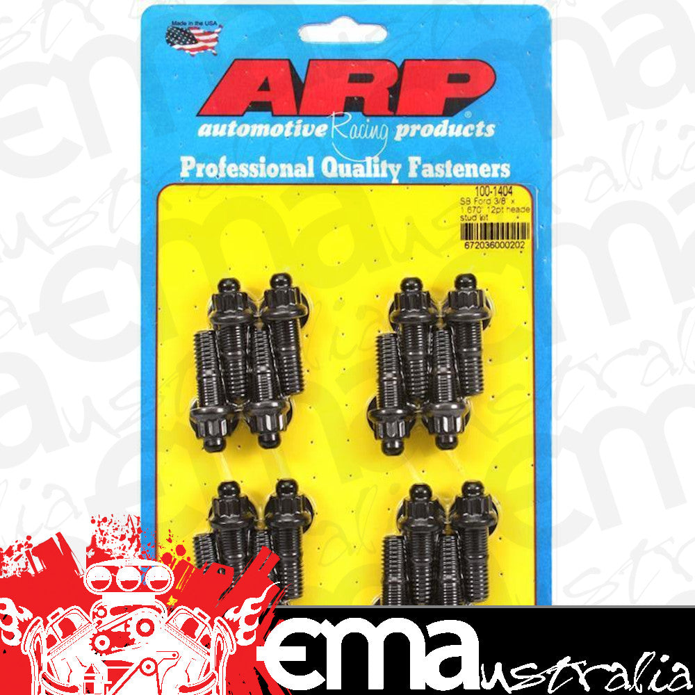 ARP 100-1404 SB Ford 3/8 X 1.670" 12PT Header Stud Kit