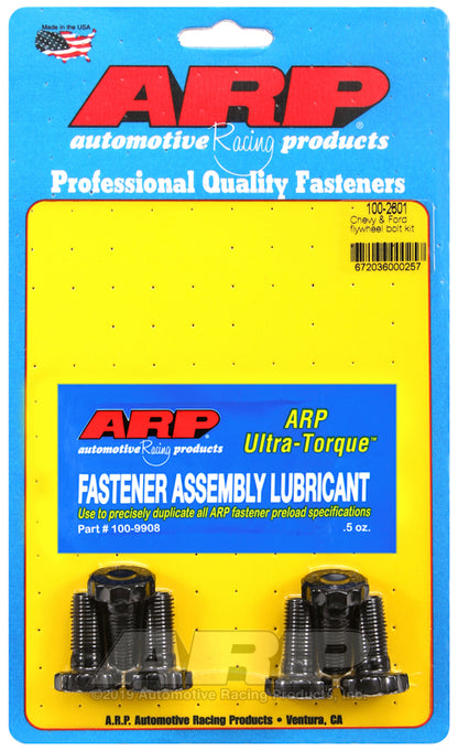 ARP 100-2801 Chevy & Ford Flywheel Bolt Kit