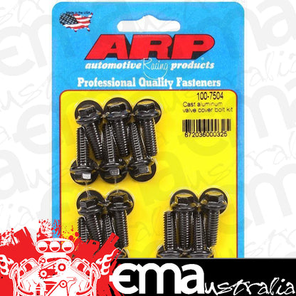Universal 100-7504 Cast Aluminum Hex Valve Cover Bolt Kit ARP Fasteners ARP100-7504