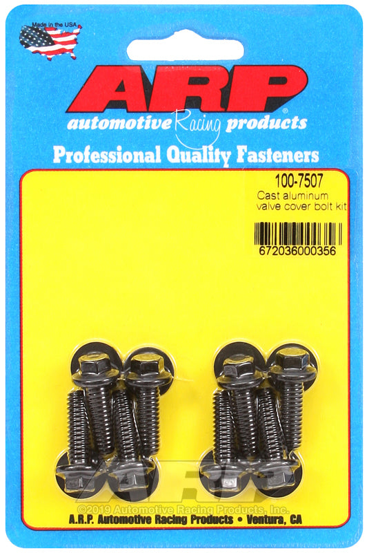 ARP 100-7507 Cast Aluminum Hex Valve Cover Bolt Kit