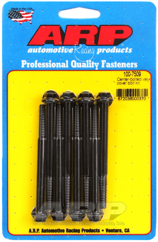 ARP Fasteners ARP100-7509 100-7509 Center-Bolted Hex Valve Cover Bolt Kit