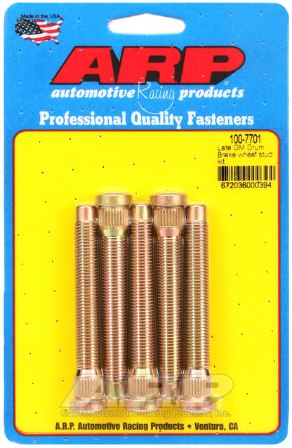 ARP Fasteners ARP100-7701 100-7701 Late GM Drum Brake Wheel Stud Kit