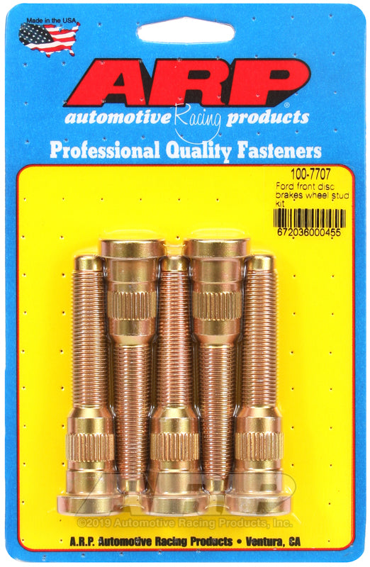 ARP 100-7707 Ford Front Disc Brakes Wheel Stud Kit