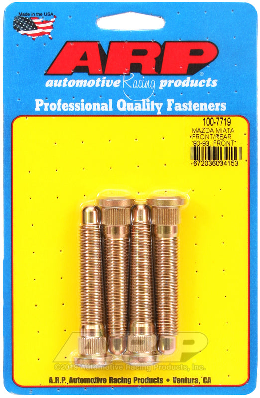 ARP 100-7719 Mazda Miata Front/Rear '90-'93 Front Only '94-'05 Wheel Stud Kit