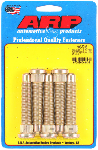 ARP Fasteners ARP100-7736 100-7736 Camaro '10 - '17 M14.500 Over Stock Wheel Stud Kit