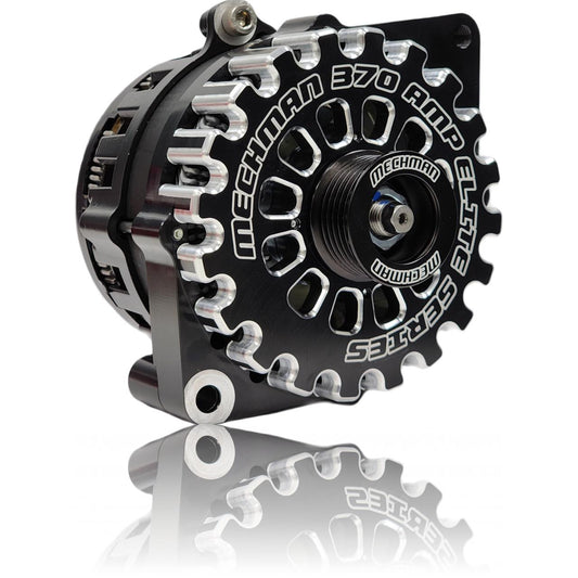 Mechman B7864370B Elite Series Billet 2V 370 AMP Alternator