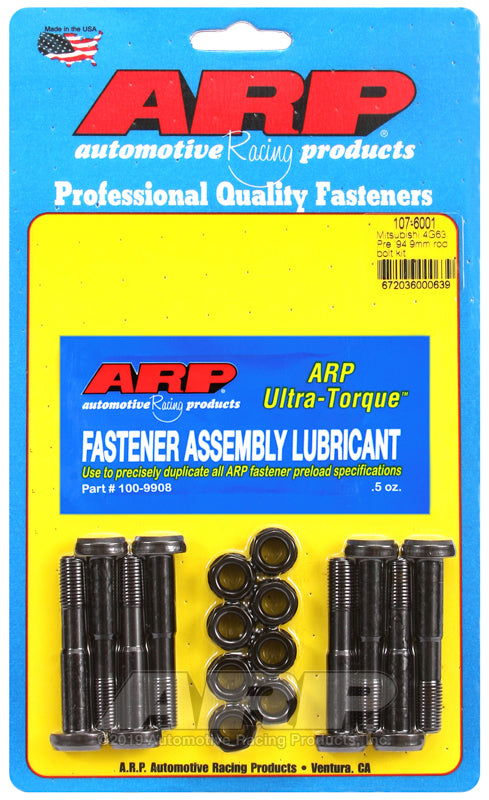 ARP 107-6001 Mitsubishi 4G63 Pre '94 M9 Rod Bolt Kit