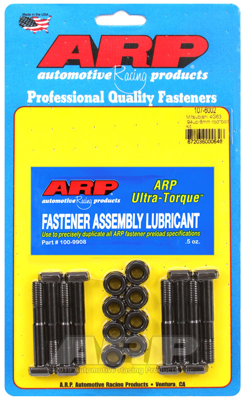 ARP 107-6002 Mitsubishi 4G63 '94Up M8 Rod Bolt Kit