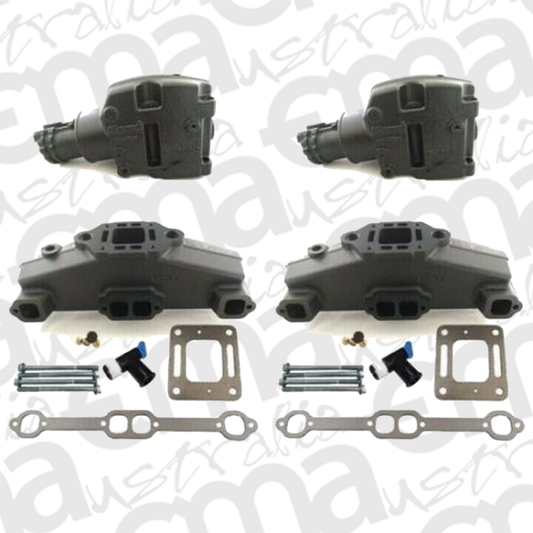 EMA-75058 | Mercruiser Manifold & Riser Kit 5.0L 5.7L 6.2L Vortec