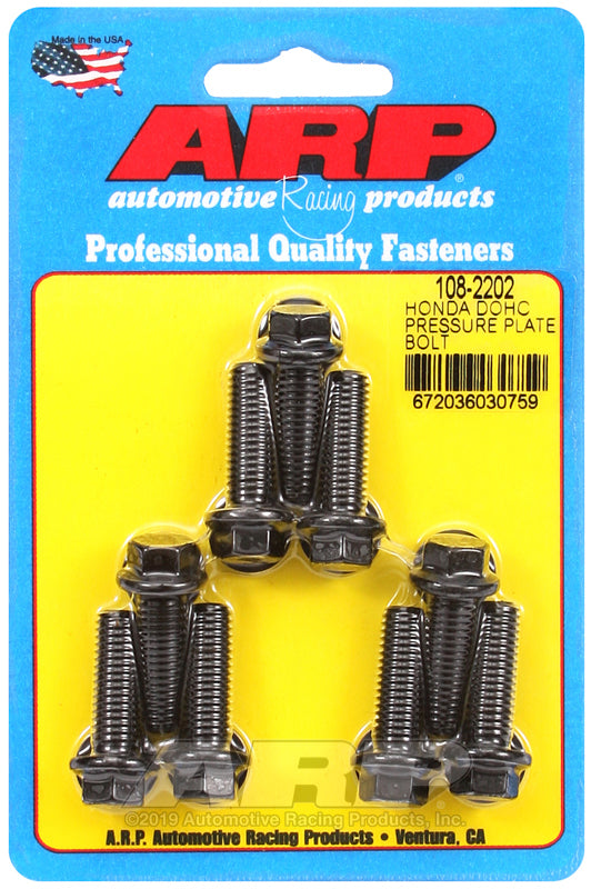 ARP 108-2202 Honda Dohc Pressure Plate Bolt Kit