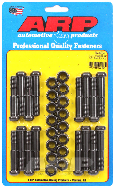 ARP 114-6004 AMC '68-'69 390 3/8" Rod Bolt Kit