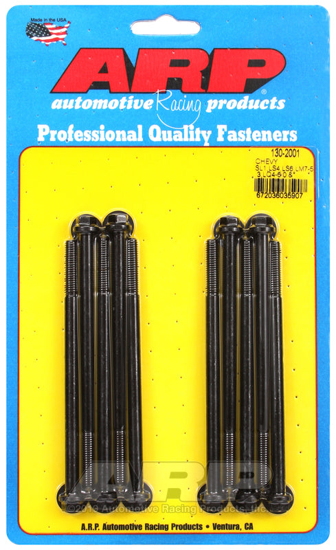 ARP 130-2001 Chevy LS1 LS4 LS6 Lm7-5.3 Lq4-6.0 & Rl4-4.8 Hex Intake Manifold Bolt Kit
