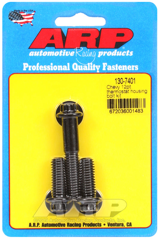 ARP Fasteners ARP130-7401 130-7401 Chevy 12PT Thermostat Housing Bolt Kit