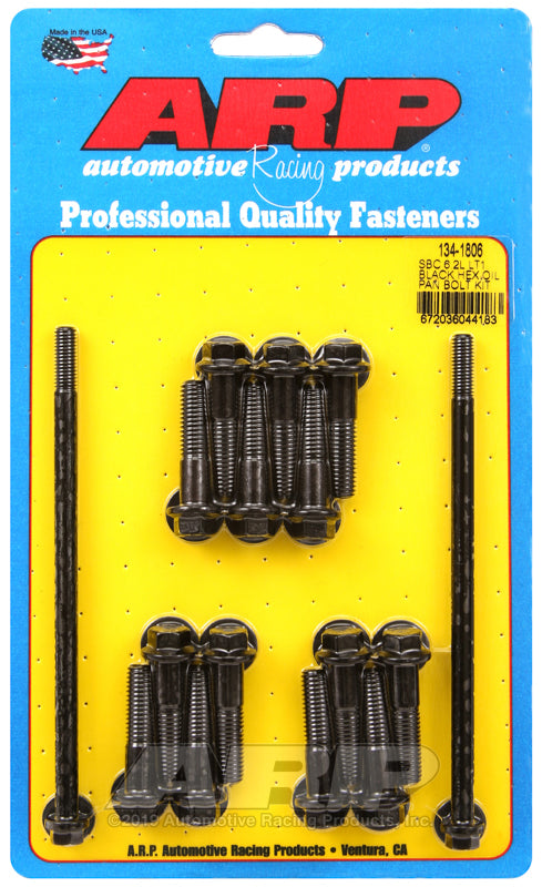 ARP 134-1806 SB Chevy 6.2L LT1 Hex Oil Pan Bolt Kit