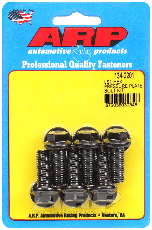 ARP 134-2201 SB Chevy LS1 Hex Pressure Plate Bolt Kit