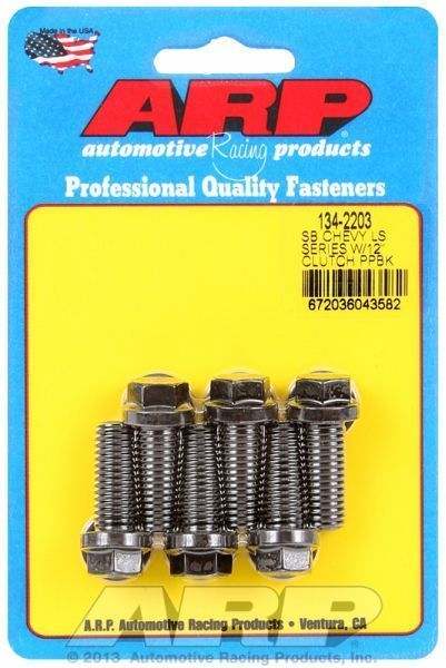 Chev / Holden Small Block Gen III/IV 4.8L/294, 5.3L/323, 5.7L/350, 6.0L/364 C.I.D. with 12" clutch 134-2203 SB Chevy 3/LS Series w/ Pressure Plate Bolt Kit ARP Fasteners