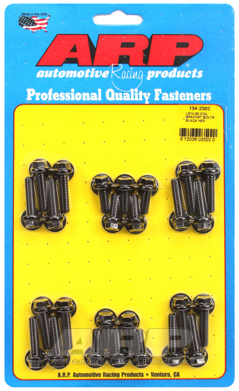 ARP 134-2302 SB Chevy LS1 LS2 Hex Coil Bracket Bolt Kit