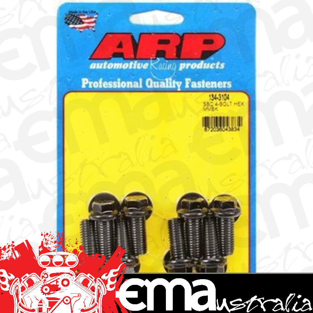 ARP 134-3104 SB Chevy 4-Bolt Hex Motor Mount Bolt Kit