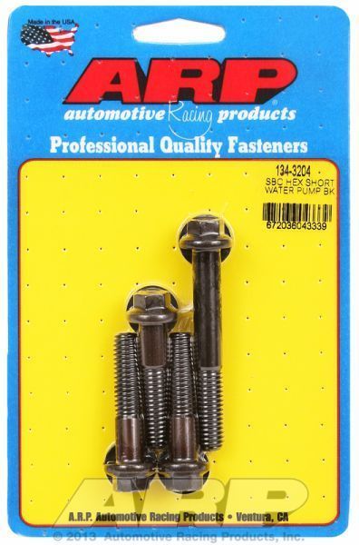 ARP 134-3204 SB Chevy Hex Short Water Pump Bolt Kit