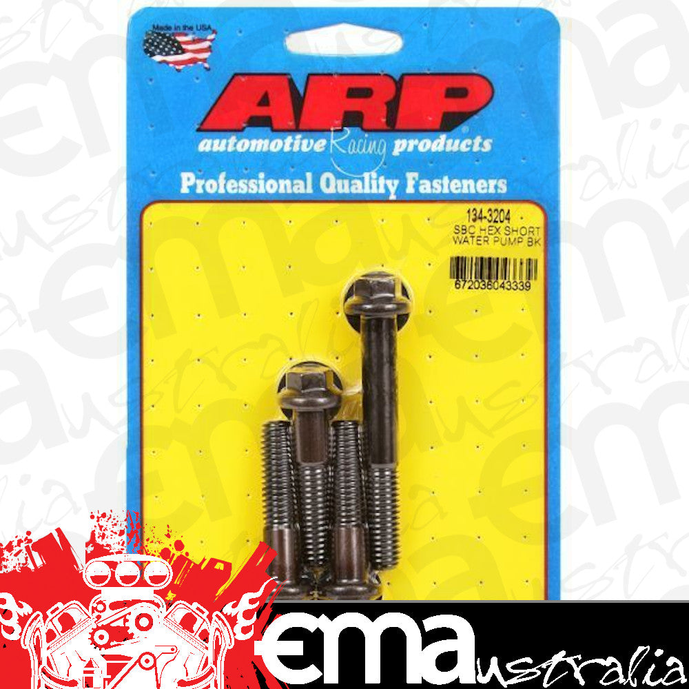 ARP 134-3204 SB Chevy Hex Short Water Pump Bolt Kit