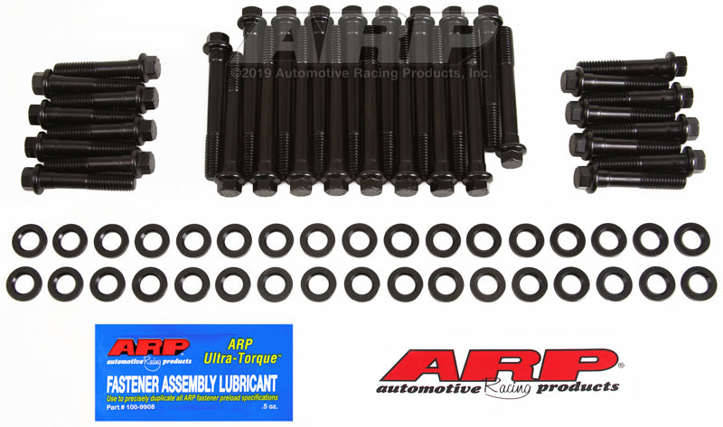 Chevy small block Gen 1 302-400 C.I.D. V8 with Brodix 18 degree or Brodix -12 rollover cylinder heads 134-3602 SB w/ Dart II Head Bolt Kit ARP Fasteners ARP134-3602