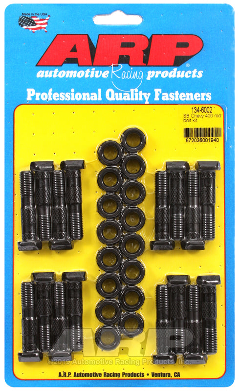 Chev Small Block Gen I 400 C.I.D 134-6002 SB Chevy Rod Bolt Kit ARP Fasteners ARP134-6002