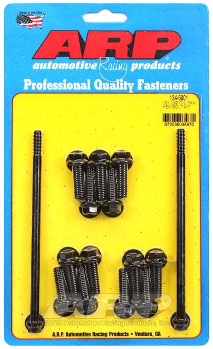 Chev LS1, LS2 Engines 134-6901 Hex Oil Pan Bolt Kit ARP Fasteners ARP134-6901